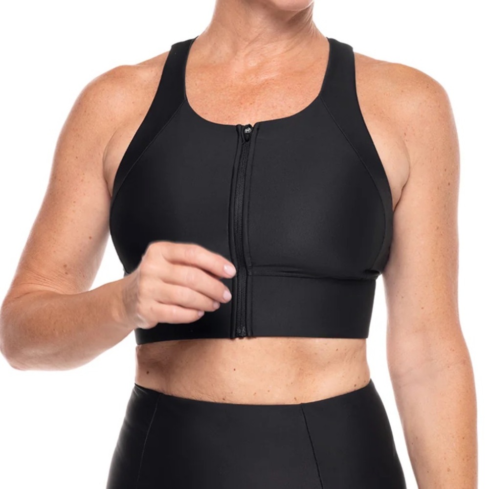 Women’s Coolibar Medley Zip up swim bra size small